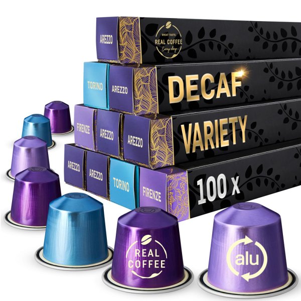 Decaf Taster Pack - 100 Pods