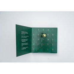 Advent calendar, Green/Multi - 24 pods