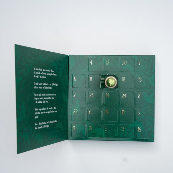 Advent calendar, Green/Multi - 24 pods