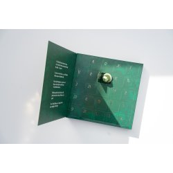 Advent calendar, Green - 24 pods