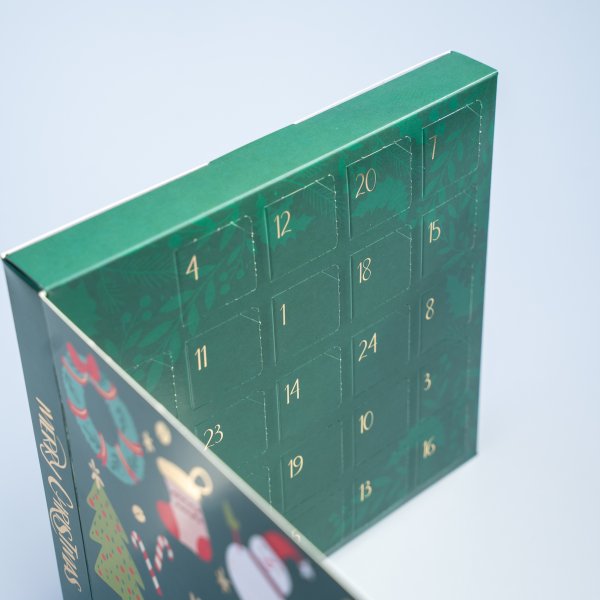 Julkalender, Gr�n/Multi 24 kapslar