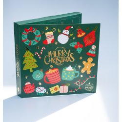 Julkalender, Gr�n/Multi 24 kapslar