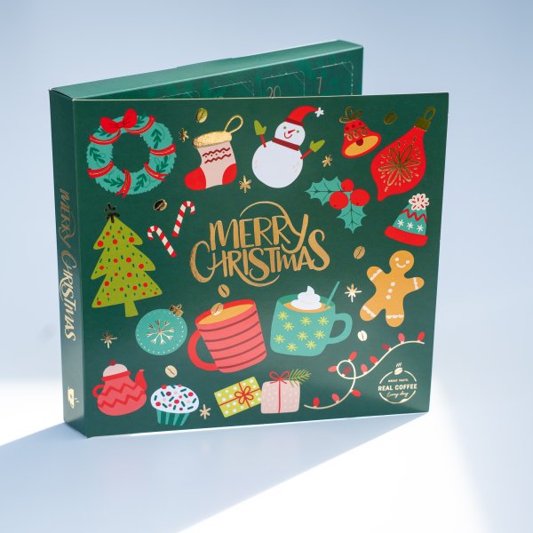 Julkalender, Gr�n/Multi 24 kapslar