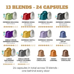 Advent calendar, Green - 24 pods